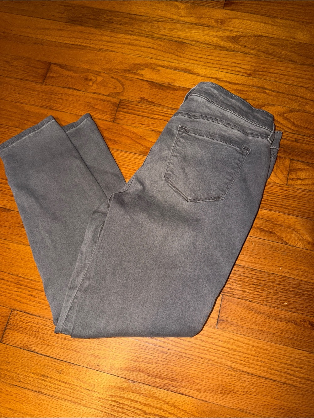 Old Navy Rockstar Women's Charcoal Skinny Jeans size 10 short 26” length